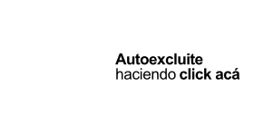 Self-Exclusion